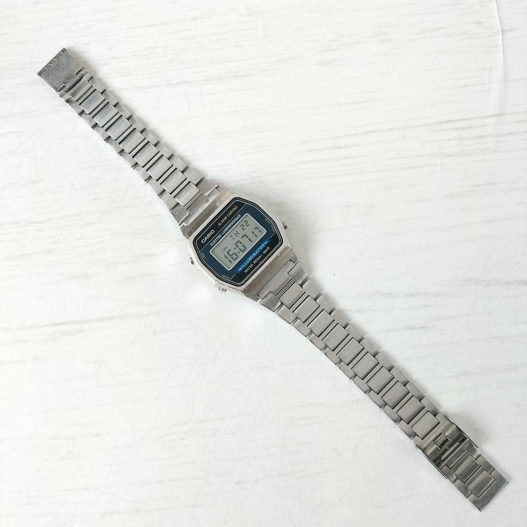 Casio Alarm Chron W-99 Quartz Vintage Metal Case from the 1980s