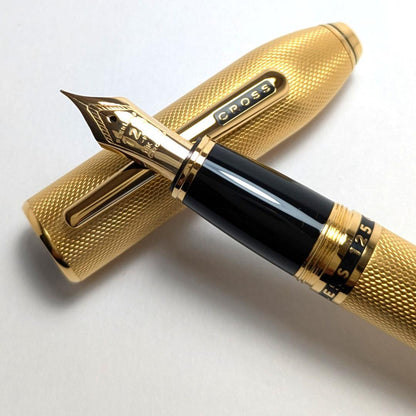 Cross Palladium Limited Edition 125th Anniversary Fountain Pen Gold 18K Model AT0706-4FD Japan Import