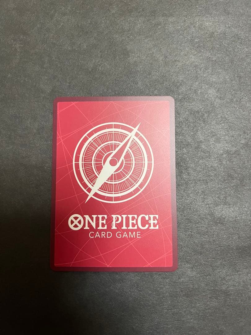 One Piece Portgas D. Ace L Parallel Card OP16-001 showing front with sleeve