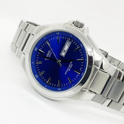 Casio Collection Series Quartz Watch Model MTP-1228DJ in Blue - Japan Import