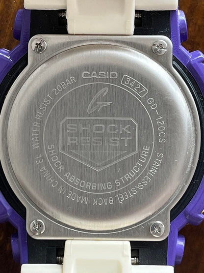 Casio G-SHOCK GD-1200S Purple and White Watch — Japan Import