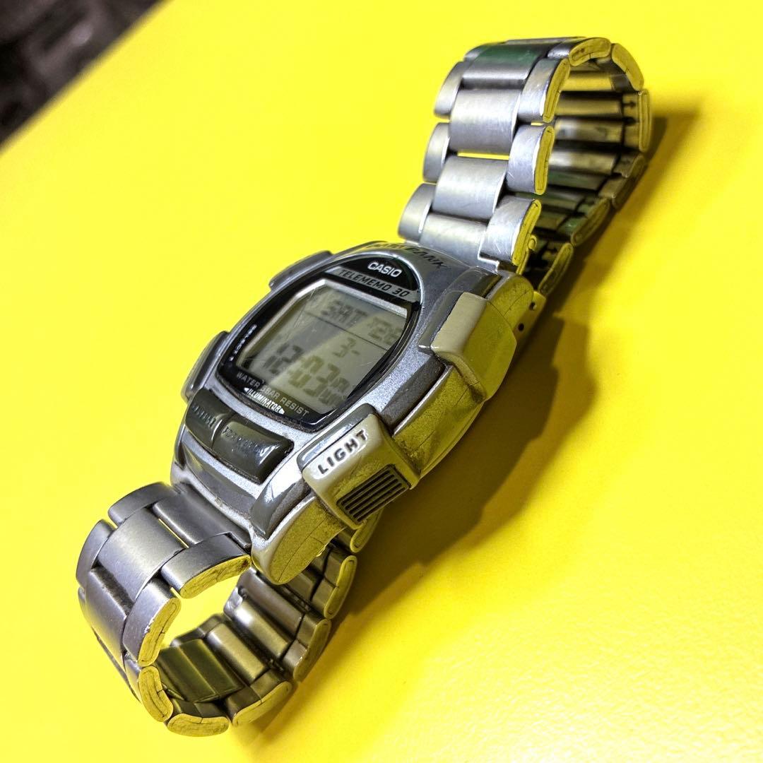 Casio Data Bank Illuminator Watch with Battery and Verified Operation — Japan Import
