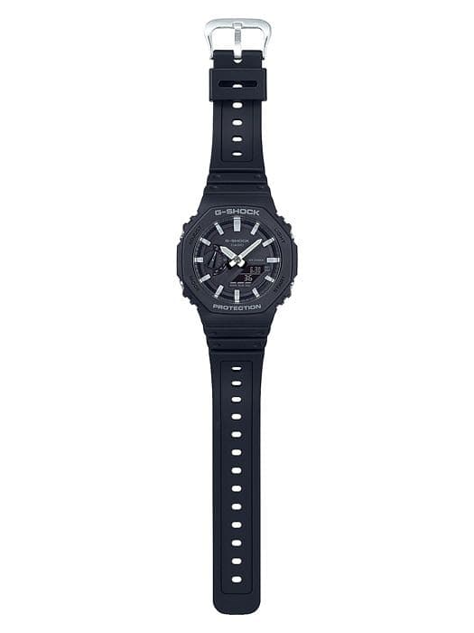 Casio G-Shock GA-2100-1 Digital Analog Combo Watch Black with White Backlight — Japan Import