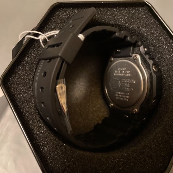 Casio G-Shock GA-2100-1 Digital Analog Combo Watch Black with White Backlight — Japan Import