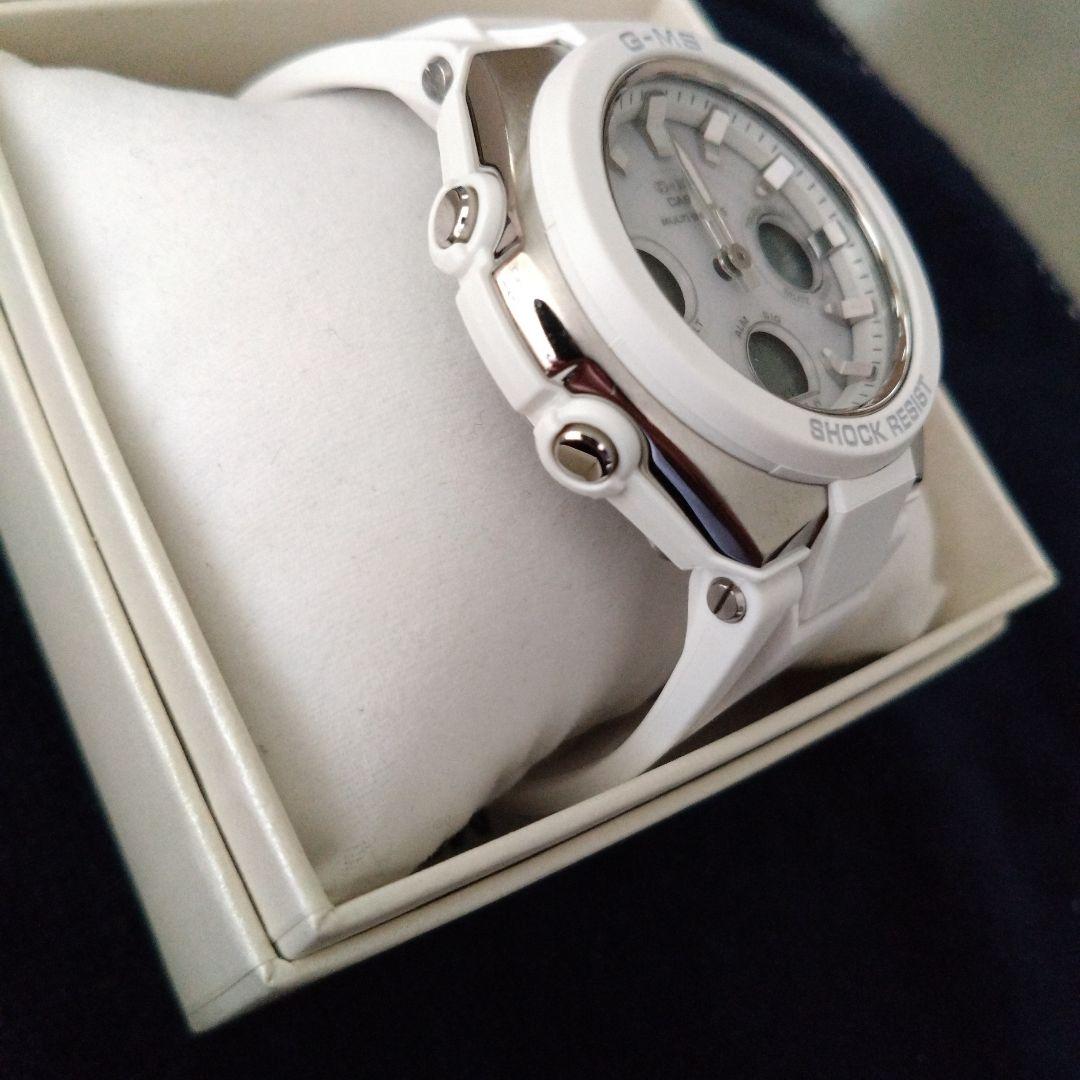 Casio G-MS 5549 Solar Watch White Shock-Resistant Japan Import
