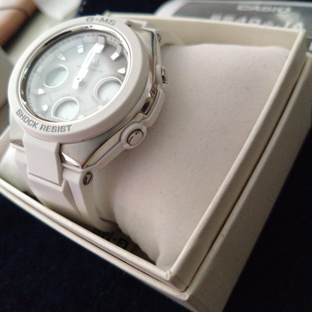 Casio G-MS 5549 Solar Watch White Shock-Resistant Japan Import