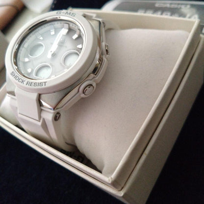 Casio G-MS 5549 Solar Watch White Shock-Resistant Japan Import