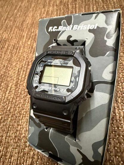 Casio G-Shock F.C.Real Bristol DW-5600VT Collaboration Limited Edition with Box and Manual — Japan Import