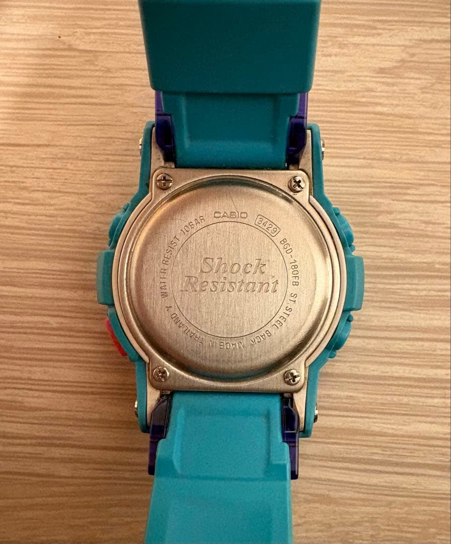 Casio Baby-G BGD-180FB Watch with Tide Graph and Shock Resistance — Japan Import