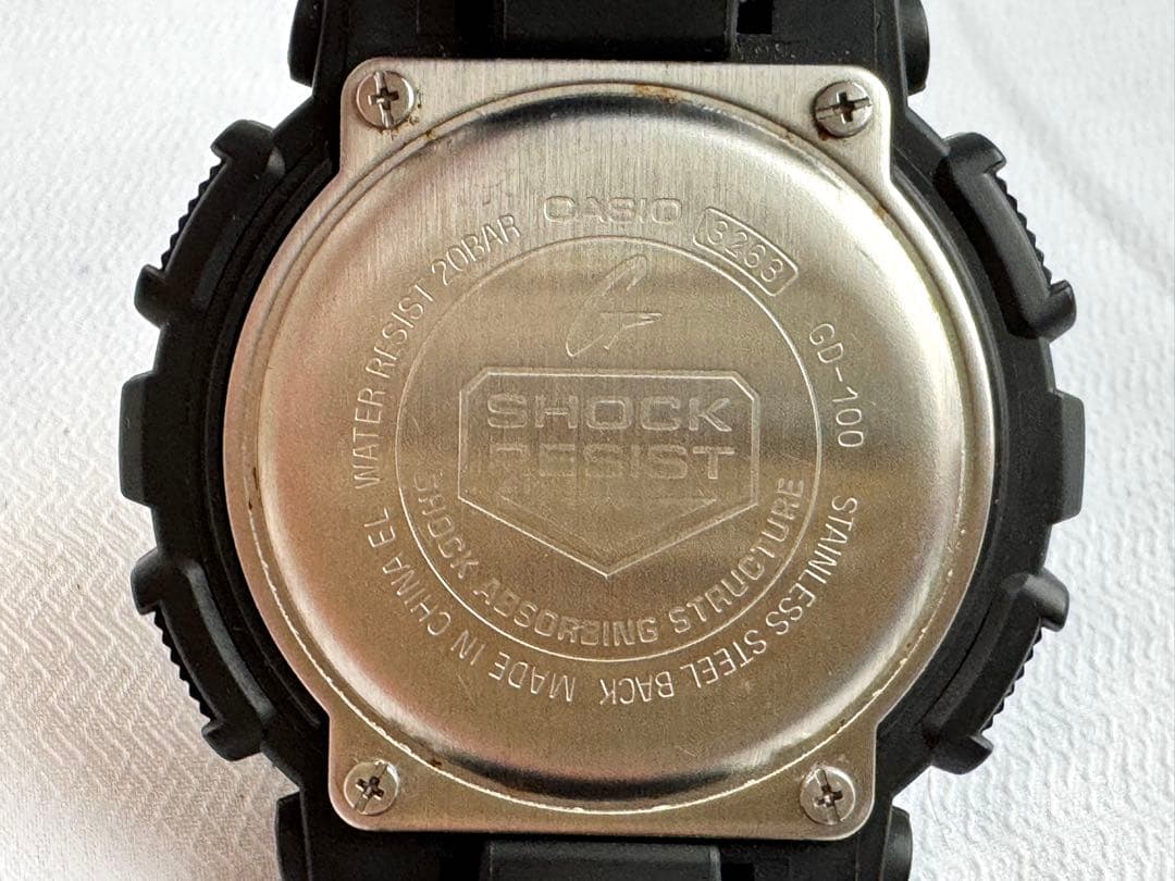 Casio G-Shock Big Case Super Illuminator GD-100-1BJF Watch with Box - Japan Import