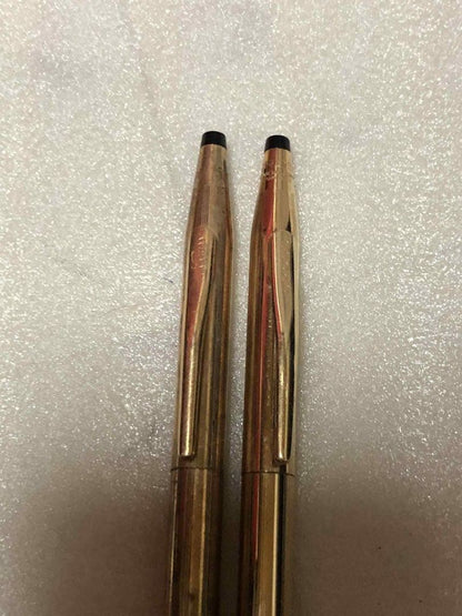 Cross 1/20 14KT Ballpoint Pen and Mechanical Pencil Set