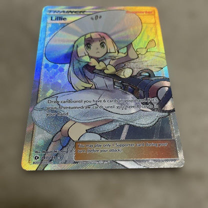 Bandai Pokémon Card Lillie SR from Collection Moon SM1M series Overseas English version