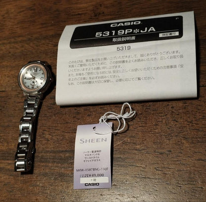 Casio Scene Radio Solar Watch with Date and Sapphire Glass