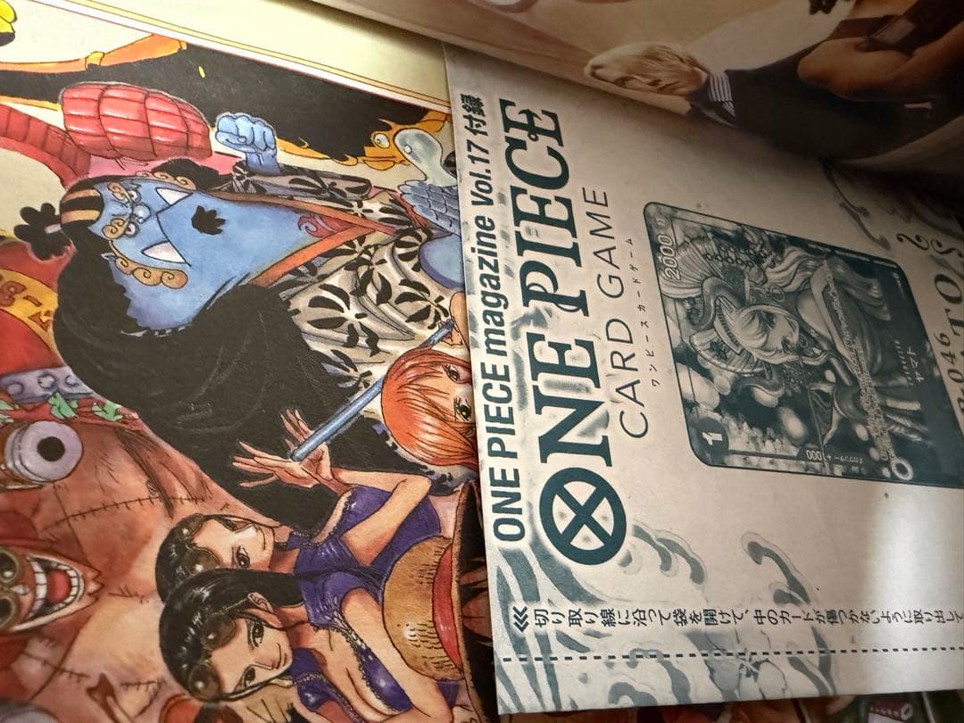 Unopened Oiran Yamato One Piece Magazine Vol.17 promotional card in original condition from Japan