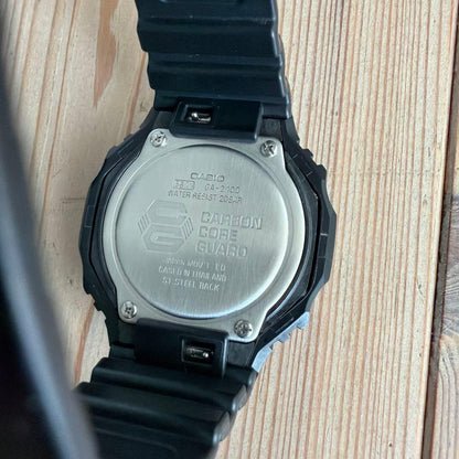 Casio G-Shock Series GA-2100-1A1JF All Black Watch Band Model with Battery Service — Japan Import