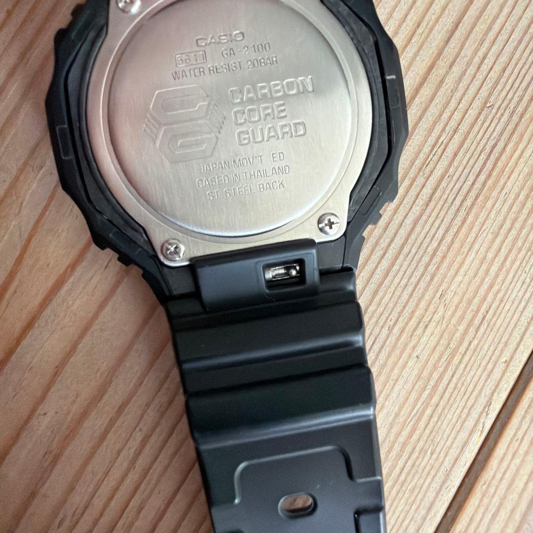 Casio G-Shock Series GA-2100-1A1JF All Black Watch Band Model with Battery Service — Japan Import