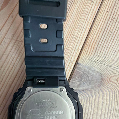 Casio G-Shock Series GA-2100-1A1JF All Black Watch Band Model with Battery Service — Japan Import