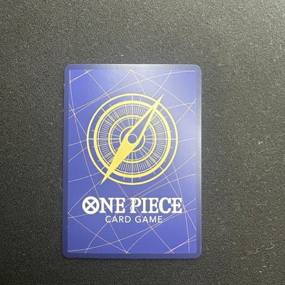 One Piece Monkey D. Luffy OP01-005 R promotional battle card in sleeve and loader