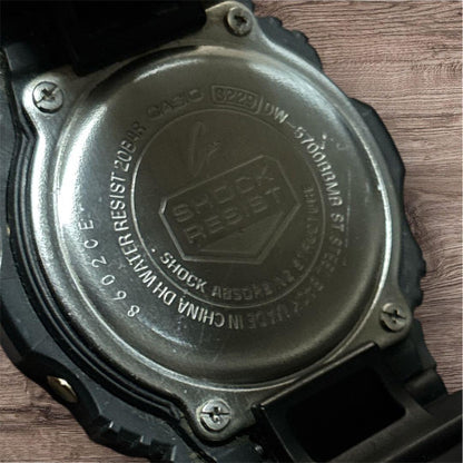 Casio G-Shock Dw-5700Bbmb-1jf Digital Watch With Metallic Mirror Face Black & Gold — Japan Import