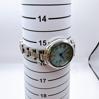 Casio Sheen SHW-5100 Radio-Controlled Solar Watch Silver and Light Blue Dial — Japan Import