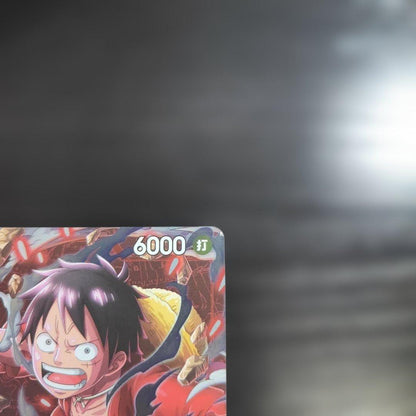 One Piece Monkey D. Luffy Treasure Cruise promotional card Japan import with parallel card