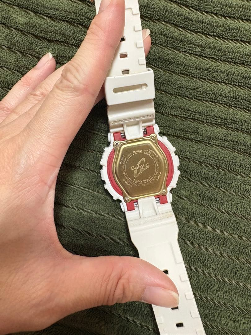 Casio Baby-G White Watch with Diamonds BA-110DDR-7AJF — Japan Import