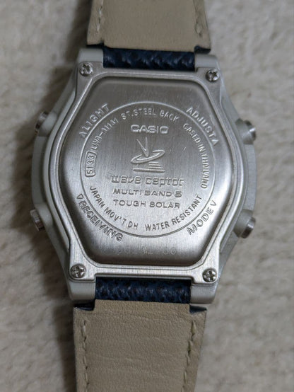 Casio Wave Ceptor Watch with Tough Solar Function and Multi-Band 5