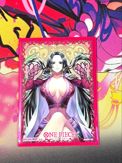 Bandai One Piece Card Game Boa Hancock Leader Parallel Card OP07 from Japan Import in protective sleeve