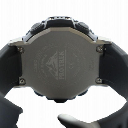 Casio Pro Trek PRW-50Y Radio Wave Solar Date Watch with Black Dial