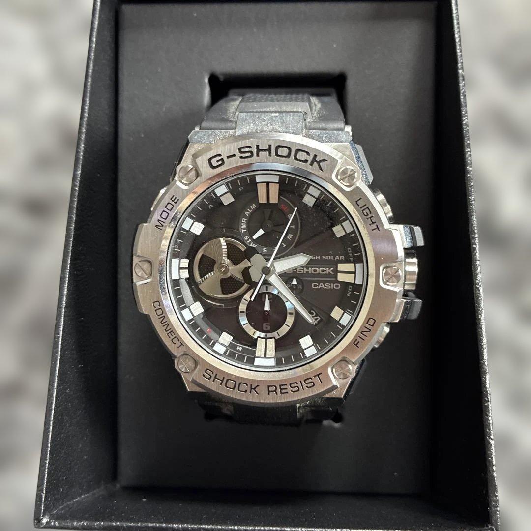 Casio G-Shock GST-B100 Series Watch Model GST-B100 Black Dial Black Band Japan Import
