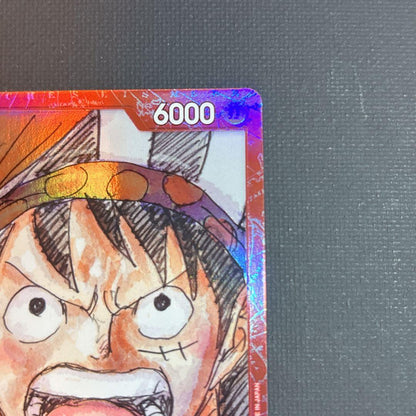One Piece Monkey D. Luffy promotional Film Red card model P-022 Japan Import in protective sleeve