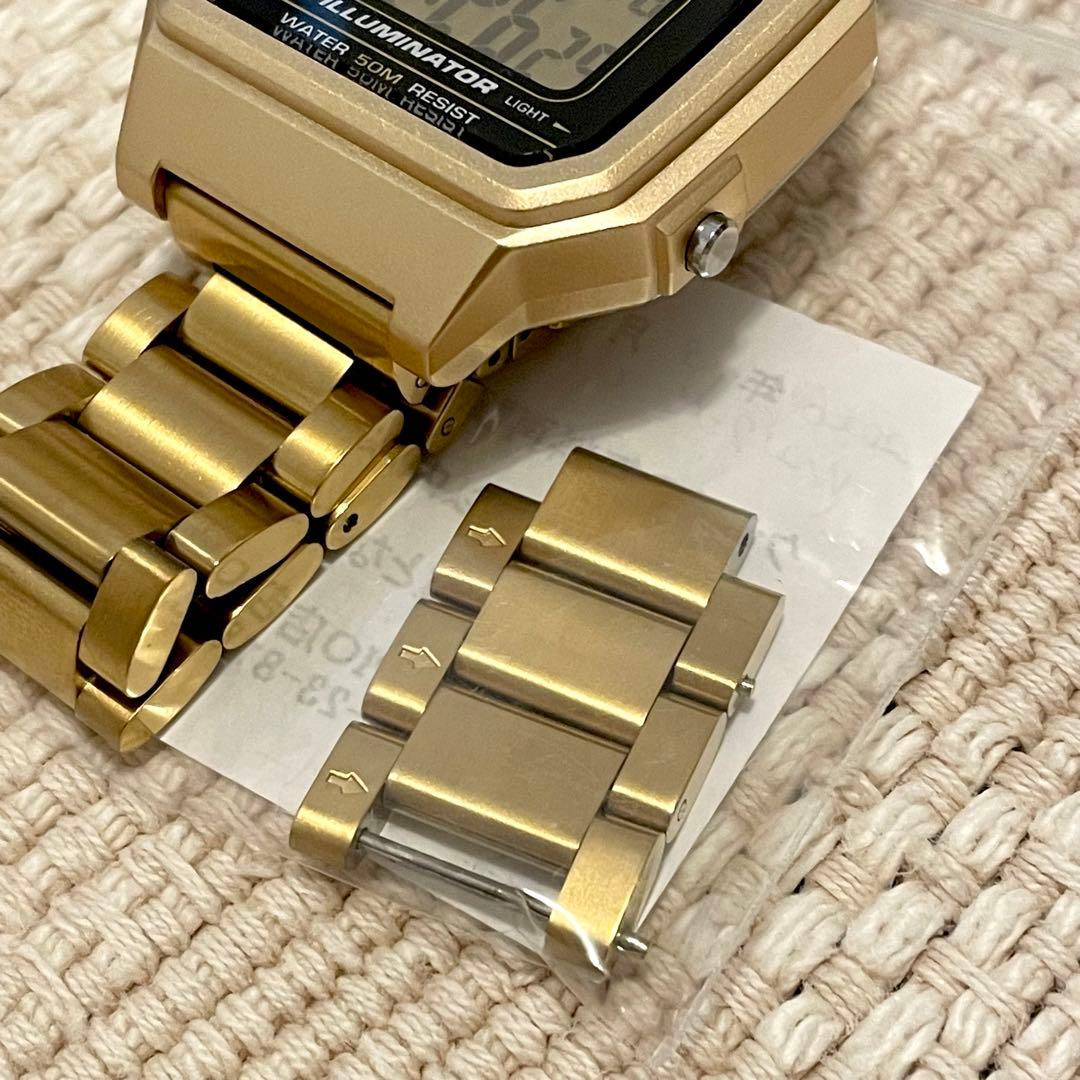Casio Digital Wristwatch with Metal Band — Japan Import