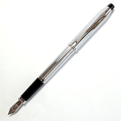 Cross Century II Model 3509-F Fountain Pen Chrome Genuine Japanese Writing Instrument