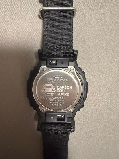 Casio G-Shock Series GA-2100-1A1JF Black Carbon Core Guard Watch — Japan Import