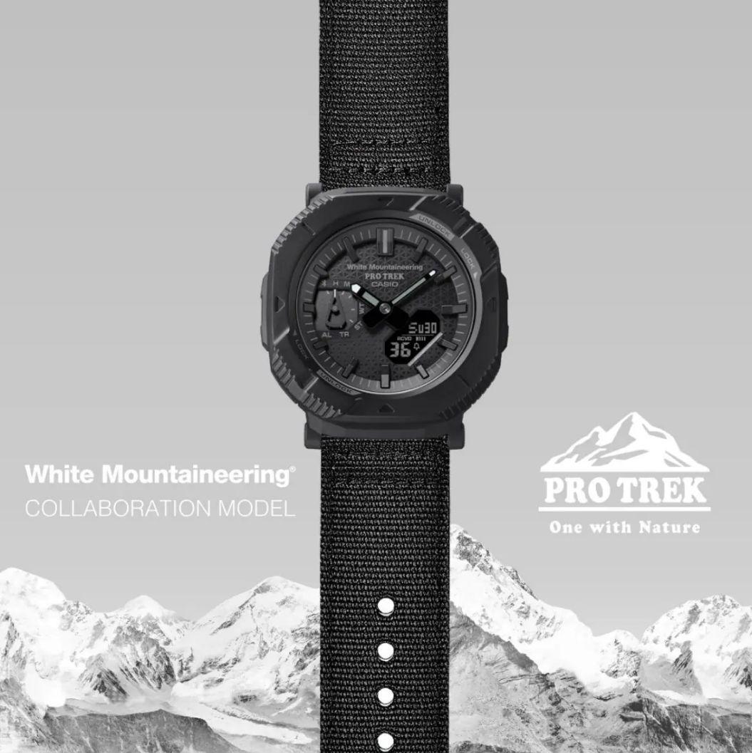 Casio Pro Trek Watch White Mountaineering Collaboration Model PRJ-B001WM-1JR