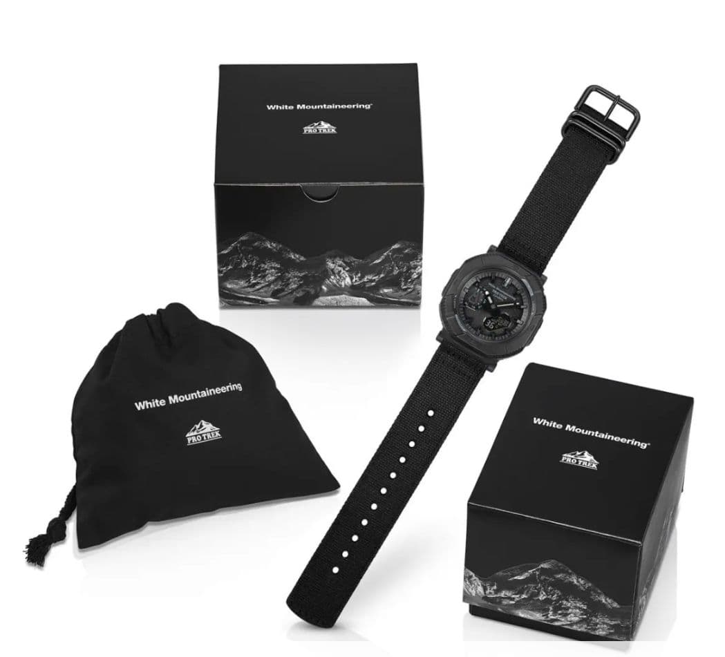 Casio Pro Trek Watch White Mountaineering Collaboration Model PRJ-B001WM-1JR