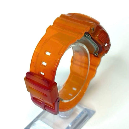 Casio Baby-G BA-110JM-4AJF Watch - Orange Resin Band Digital Analog Quartz — Japan Import