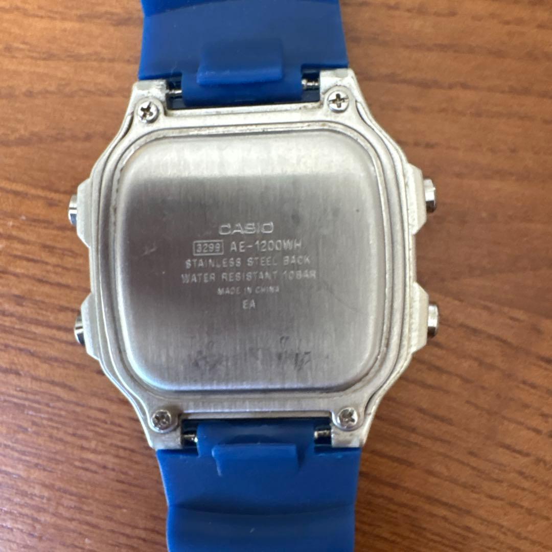 Casio AE-1200WH Digital Watch with World Time and 10-Year Battery — Japan Import