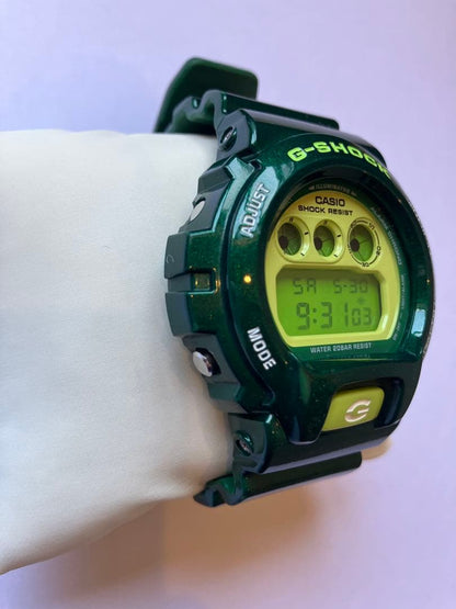 Casio G-Shock Crazy Colors DW-6900CC-3JF Neon Green and Green Quartz Watch — Japan Import