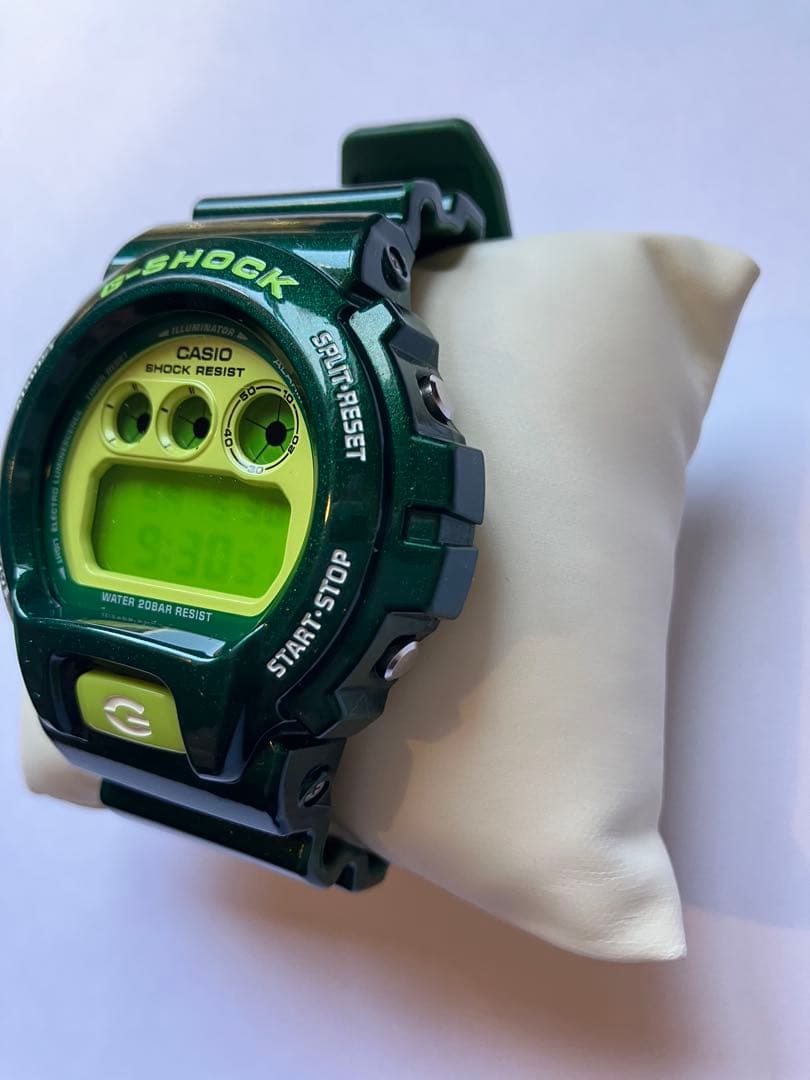Casio G-Shock Crazy Colors DW-6900CC-3JF Neon Green and Green Quartz Watch — Japan Import