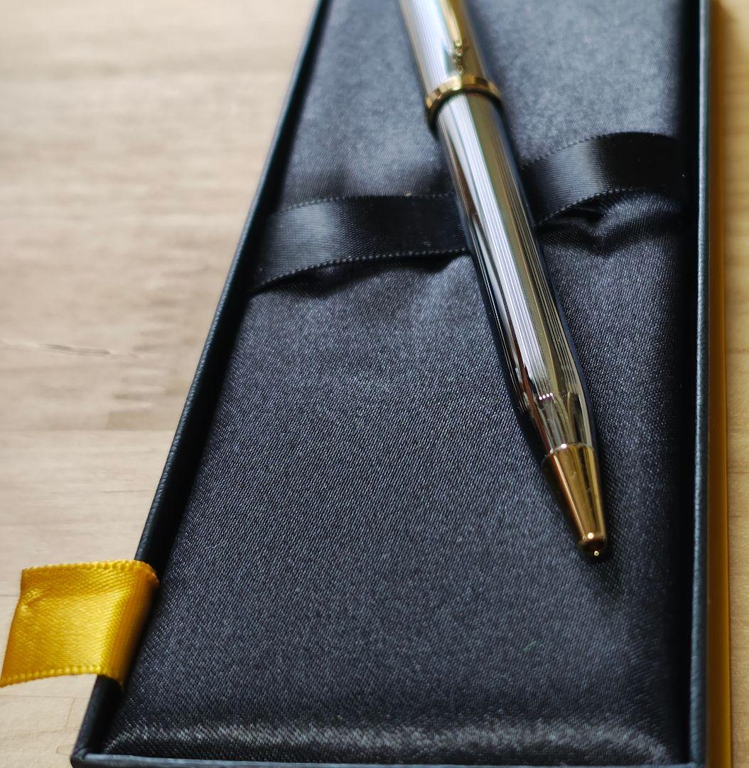 Cross Classic Century Medalist Twist Ballpoint Pen with Black Ink and Metal Finish — Japan Import