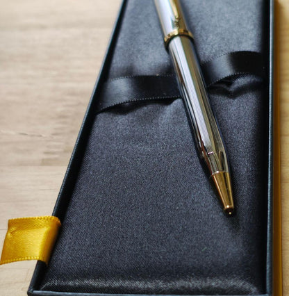 Cross Classic Century Medalist Twist Ballpoint Pen with Black Ink and Metal Finish — Japan Import