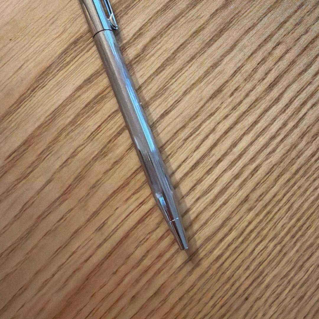Corning Silver Cross Classic Century twist ballpoint pen with polished chrome plated body