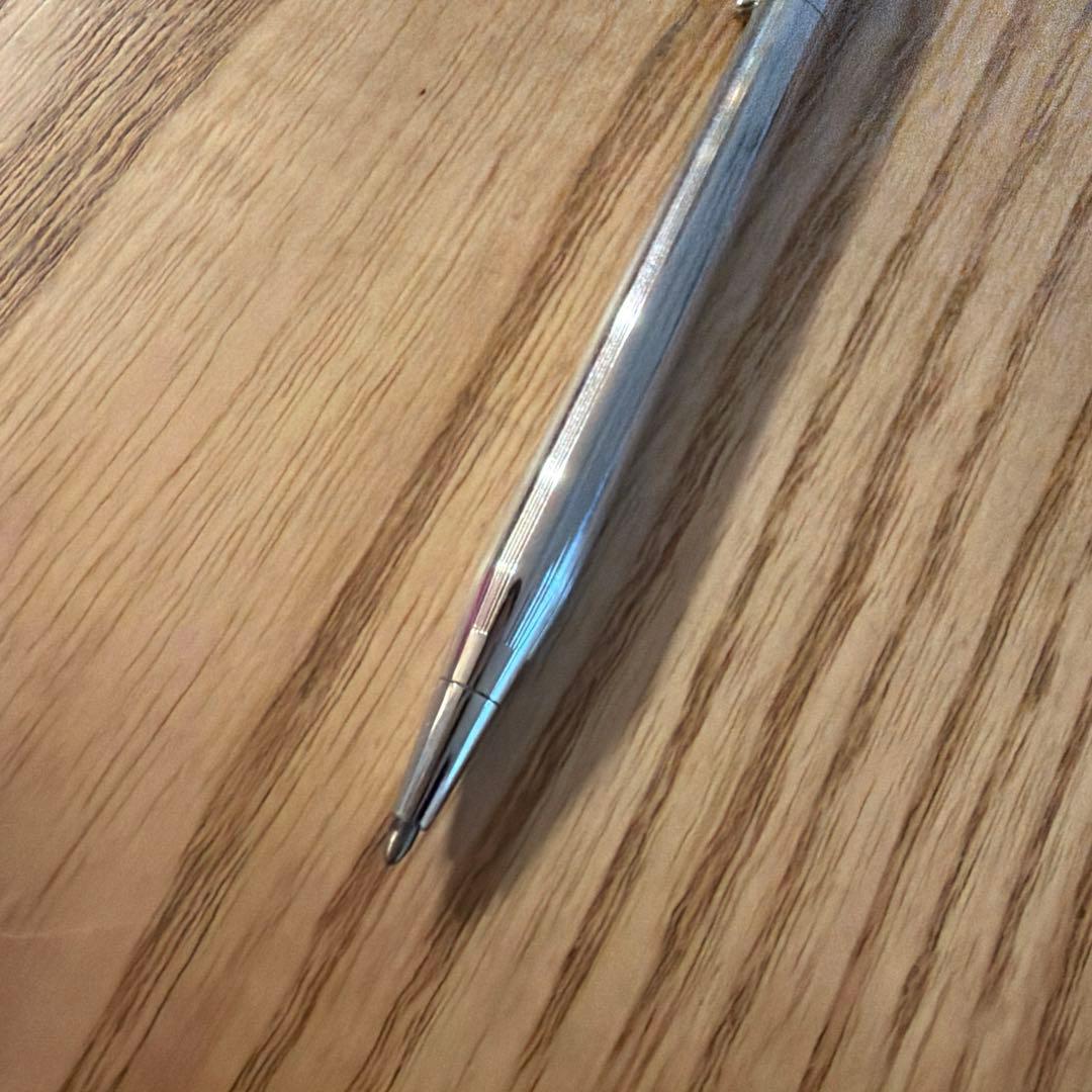 Corning Silver Cross Classic Century twist ballpoint pen with polished chrome plated body