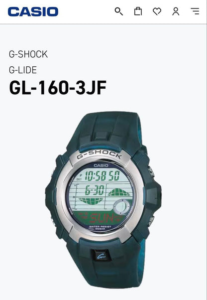 Casio G-Shock G-Lide GL-160 Watch
