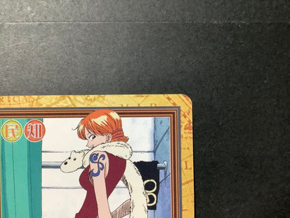 One Piece Hyper Battle Carddass Nami C296 collectible card in excellent condition