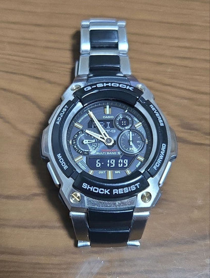 Casio G-Shock MT-G Series Multi Band 6 Tough Solar Watch Steel Resin Composite Band