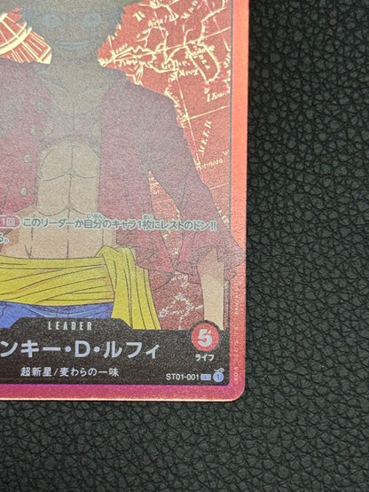 Monkey D. Luffy One Piece Card Game Family Deck Set ST01-001 Parallel version Japan import