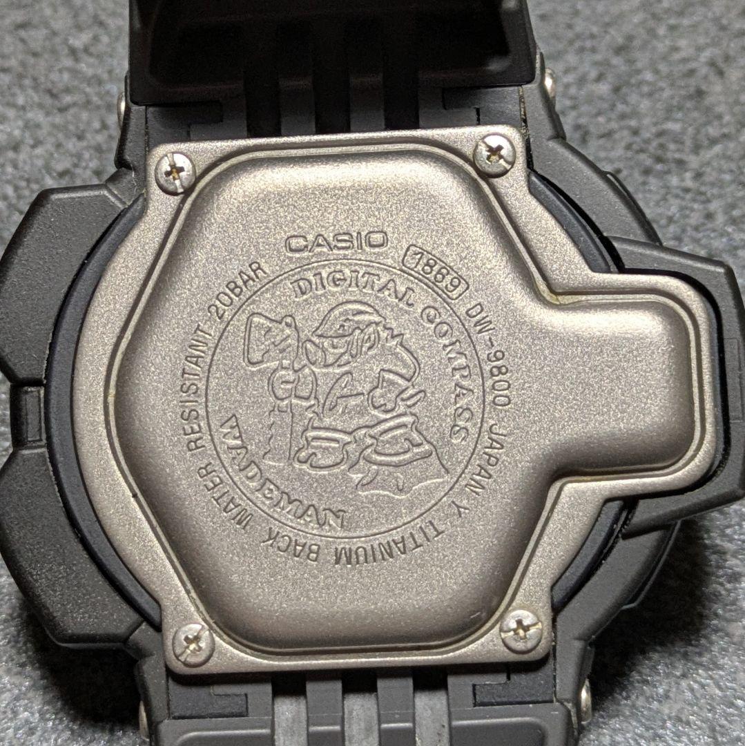 Casio G-Shock Wademan DW9800 Digital Watch with Compass and Temperature — Japan Import