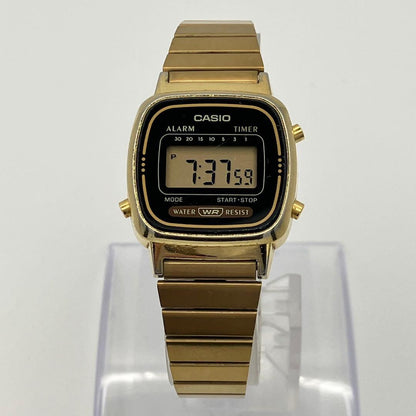 Casio Y2K Gold Stainless Steel Watch with Battery — Japan Import